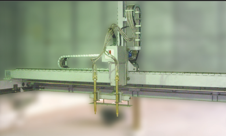 CNC SCRAP CUTTING M/C with control cabin and moving booth 상세이미지